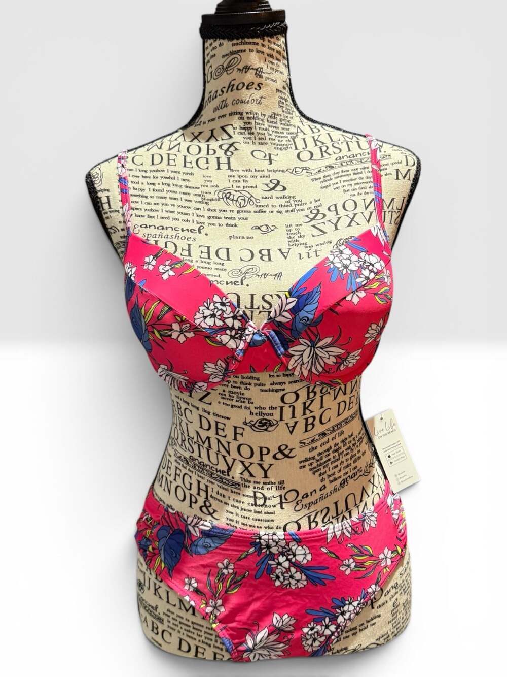 NWT Cupshe Tropical Floral Bikini Set – Size Medium